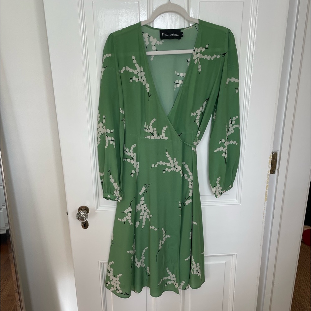 Realisation Par Green Violette Midi Dress